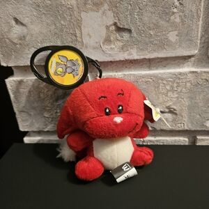 2005 McDonald's Neopets Red Kacheek Keychain Plush